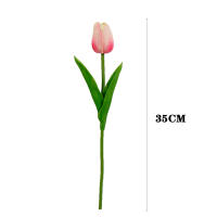 5pcs Arreglo De Tulipes Naranja Artificial Para Decoración De Hogar Y Bodas Flores Artificiales Para Jardín Y Decoración Interior - details 11