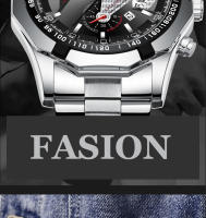 Reloj De Pulsera Deportivo Militar De Lujo 2024 Relogio Masculino Resistente Al Agua De Acero Inoxidable Calibre De Cuarzo Moda Casual - details 12