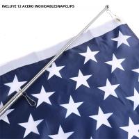 Bastón Telescopio De Bandera Con Correa Y Puntero De Enseñanza Acero Inoxidable Guía Turística De Bandera - details 6