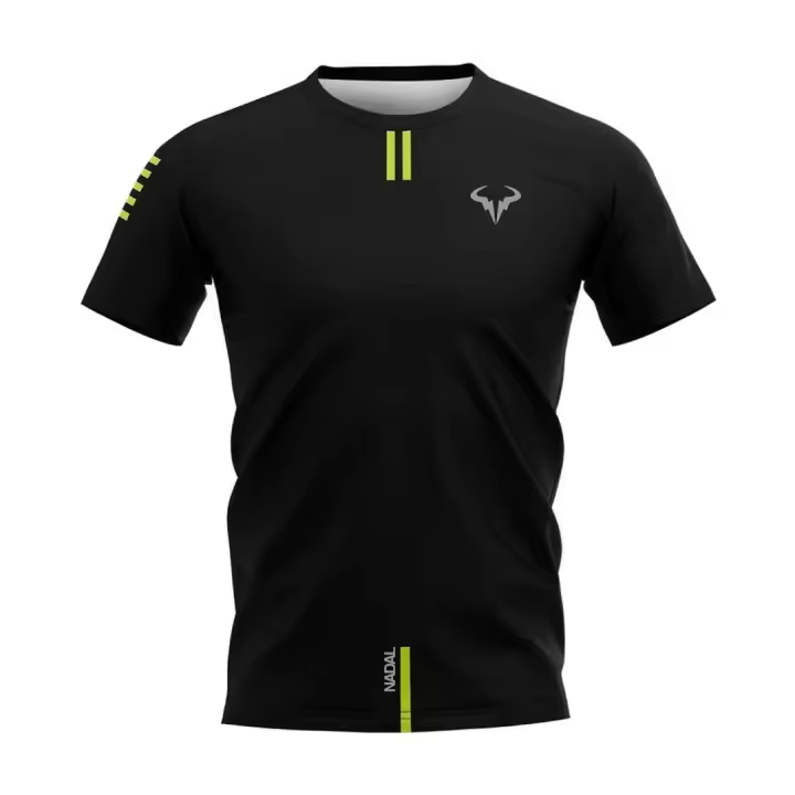 Camiseta De Hombre Y Mujer Para Verano 2025 Con Manga Corta Cuello Redondo Para Running Y Deportes Al Aire Libre Moda Y Fitness - 1