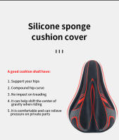 Sillín De Bicicleta 3D MTB GEL Para Hombres Y Mujeres Cubierta De Asiento De Carretera Accesorios De Ciclismo Piezas De Viaje Carbono - details 0