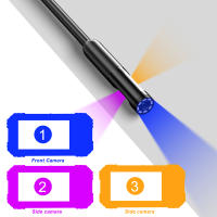 Cámara De Endoscopio Industrial VISHRT De 4.3 Pulgadas IPS Con Lente Dual/Triple Cable Rígido Para Inspección De Tubos Y Piping - details 12