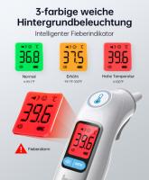 Termómetro Digital Oido Bebe Femometer, Termómetro para niños, adultos y bebés, con memoria de 30 lecturas y alerta de fiebre con 3 colores. Incluye fundas desechables para la sonda - details 12