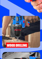 Taladro Inalámbrico JAVN 16V Con Chorro Auto-Enganchar De 70N.m 20+1 Ajustes De Torque 2 Velocidades Herramientas Eléctricas Para Hogar Y DIY - details 9