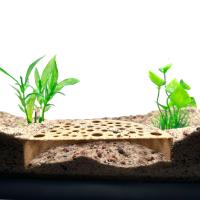 Cueva De Plástico Para Acuario Refugio Pequeño Para Tanque De Peces Decoración Para Aquicultura Protector De Camarones Suministros Para Mascotas - details 2