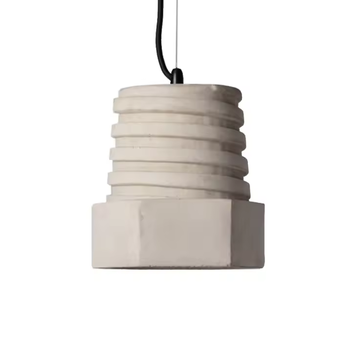SpazioLuzio - Lámpara Colgante Hormigón E27 - 1