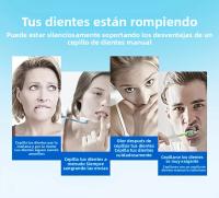 Cepillo De Dientes Eléctrico Recargable Ultrasonido Inteligente Impermeable Para Adultos Cepillo Dental Automático Completo Con Carga USB Y Timer - details 1