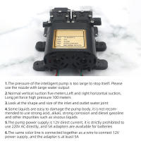 Bomba De Agua Portátil Doble Motor 12V Bomba De Diáfragma Con Interruptor De Presión 1.1Mpa Flujo De 8.0LPM Para El Hogar - details 4