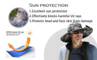 Ventilador al Aire Libre, sombrero solar transcurre, Carga USB, sombrero solar transperable, convenient para los helbres, Mujeres, pesca en Aire Libre, camping y así sucesionalmente. - details 3