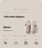 Pantuflas Calientes De Invierno Para Hombres Zapatos De Casa Antideslizantes Suaves Y Cómodos Plano Tacón Pantuflas De Peluche Para Dormitorio Interior Adecuado Para Mujeres Tamaño Pequeño Por Favor Ver Tamaño Del Producto - details 4
