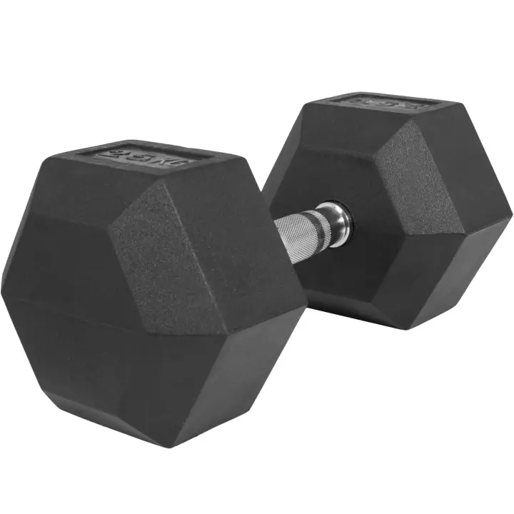 Gorilla Sports Mancuerna de goma hexagonal 25 kg (1 ud) - 1
