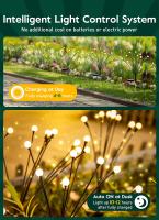 Luces De Jardín Solar Powered Firefly Resistente Al Agua Para Decoración Exterior Luces Vibrantes Nuevo Modelo Upgraded - details 11