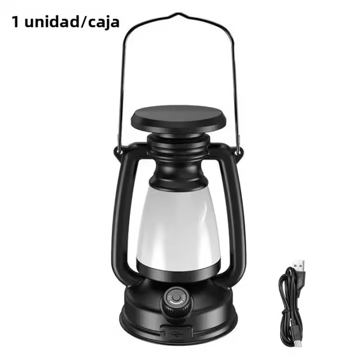 Lámpara De Escritorio LED Retro Caballo Decoración De Ambiente Recargable Para Camping Exterior Barra De Luz Linterna De Hogar - 1