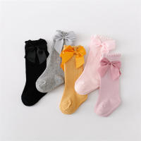 Lawadka 5 Pares De Calcetines Largos Para Niñas Infantil Princesa De Talla 0-7 Años Algodón Con Lazo Moda Invierno Calcetines Para Niñas - details 6