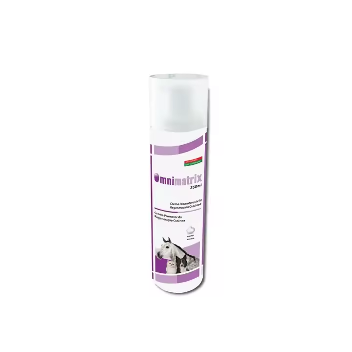 OMNIMATRIX Crema 250 ml pomada cicatrizante y regeneradora de la piel para perros, gatos y caballos Hifarmax - 1
