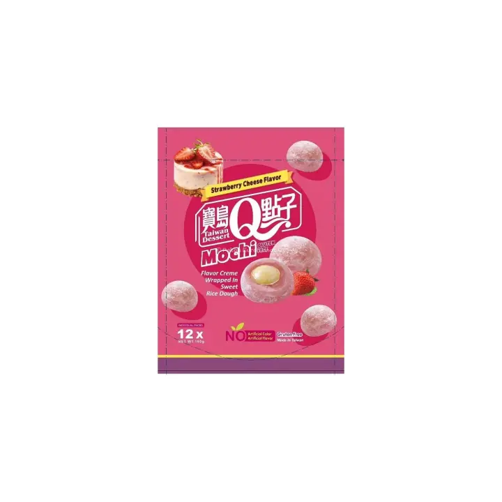 COMIDA JAPONESA ASIATICA MOCHIS DE tarta de queso 12 UNIDADES - 1