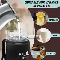 Botella Deportiva De 800ML Con Escala Y Cierre Hermético Para Viajes Y Fitness Plástico Resistente a Derrames Para Beber - details 2