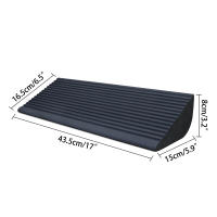 Bloque De Squat Wedge Para Entrenamiento De Fuerza Y Equilibrio En Yoga Y Levantamiento De Peso Estirador De Calfe Doble Cara De Madera Resistente Para Ejercicio De Piernas - details 1