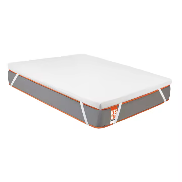 Topper Viscoelástico de 5cm de grosor | Confort Hotel | Aloe Vera | Desenfundable | Guitar | WHAT THE SLEEP - 1