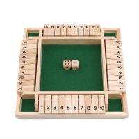 Juego De Mesa Deluxo Con Dados Para 4 Personas Juego De Cartas De Cierre De Caja Con 10 Números Para Adultos Y Familias Fiesta Club Bebida - details 14