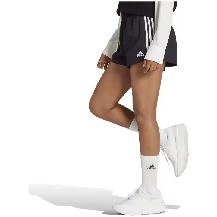 Pantalon Corto Adidas 3 Stripes para mujer en color negro - 1