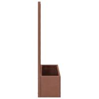 vidaXL Jardinera enrejada WPC 40x30x135 cm - details 2