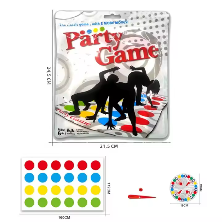 Juego De Mesa Interactivo Para Adultos Y Niños Juguete Deportivo Para Familiar Y Amigos Fiesta Twisting El Cuerpo Divertido Y Estimulante Para El Desarrollo Infantil - 1