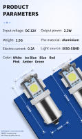 Lámparas LED Para Coche 20Pcs BA9S T10 T4W 5050 5SMD Luz Interior Automática Lámpara De Mapa Lectura Lateral Esquina Parker 12V 24V Universal - details 6