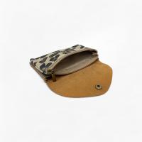 Cartera con estampado de leopardo，Piel de ante,, monedero ,tarjetera, billetera brillante,larga de cuero Granulado ,Piel Vacuno, hecho en Italia, piel auténtico,accesorio trendy ,vintage,,regalo para mujer - details 1