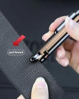 Martillo De Emergencia Para Coche 2 En 1 Rompe Ventanas Corte De Cinturón De Seguridad Herramienta De Rescate En Aluminio - details 0