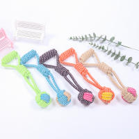 Juguete Interactivo Para Perros Pequeños Y Grandes Bola De Algodón Con Correa Mordedor Para Limpieza Dental De Dientes Para Cachorros Y Perros Adultos - details 10
