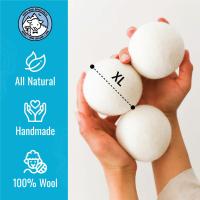 Bolas De Secado De Lana Reutilizables Kit De 5cm Para Ropa Suavizante Prácticas Para El Hogar Bolas De Secado Wool Drying Balls 8422 - details 1