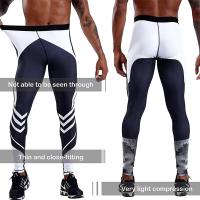 Pantalones De Compresión Para Hombre Deporte Leggings De Entrenamiento En El Gimnasio Trousers Skinny Tights Para Correr - details 7