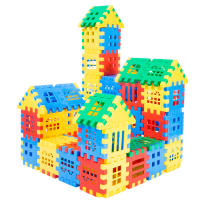 Juguetes De Bloques De Construcción Para Niños Casa De Copos De Nieve Educativo Temprano Rompecabezas De Aprendizaje Regalos De Cumpleaños Para Niños Material Plástico - details 5