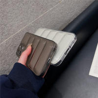 Funda Puffer Transparente Para iPhone Shockproof Antisuciedad Y Antideslizante Cubierta Suave Para Parejas Compatible Con Modelos 15 14 13 12 11 pro Max XR X XS 7 8 plus - details 9