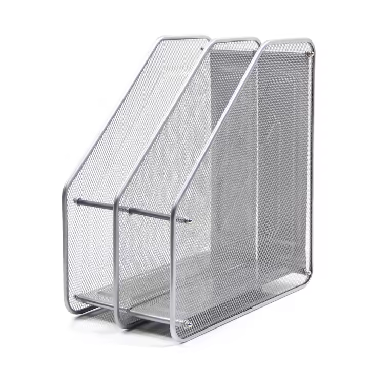 Organizador Metálico de 2 Cajones para Oficina – Revistero Profesional con Estructura Duradera, Ideal para Archivos, Documentos y Material de Trabajo. Archivador metálico de cajetin, Estantería de acero para documentos. 10564-17 - 1