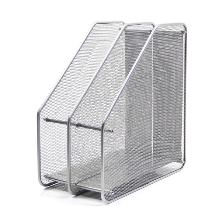 Organizador Metálico de 2 Cajones para Oficina – Revistero Profesional con Estructura Duradera, Ideal para Archivos, Documentos y Material de Trabajo. Archivador metálico de cajetin, Estantería de acero para documentos. 10564-17 - 1