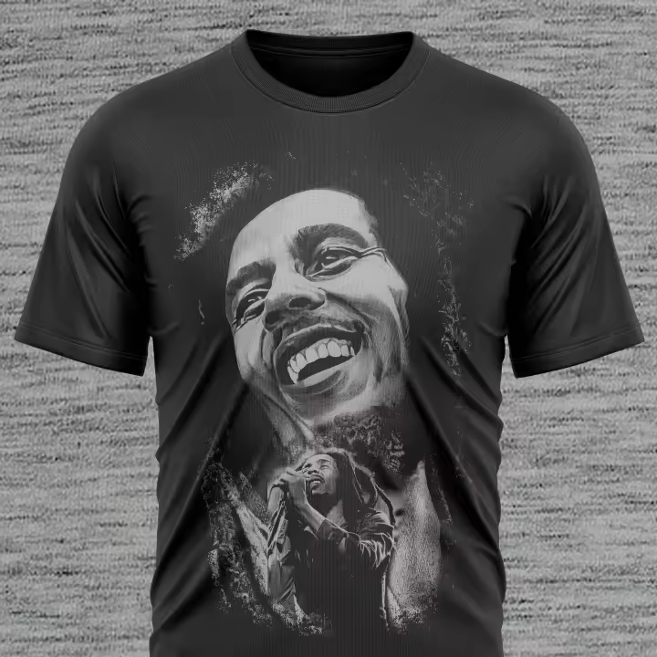 Camiseta 100% algodón estampada Marley LA FACTORIA - 1