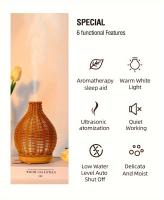 Deshumidificador Difusor y Humidificador de Aceites Esenciales - Alimentado por USB, Apagado Automático, Perfecto para Aromaterapia en Dormitorio y Oficina - details 1