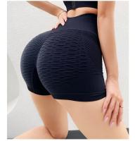 Pantalones De Yoga Para Mujer Cintura Alta Elevador De Glúteos Estiramiento Terciopelo Fitness Running Shorts Transpirables Verano - details 10
