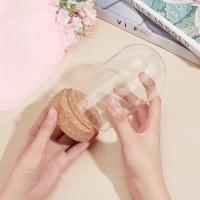 Eternal Cristal Domed Cloche 6.4x3.9" Jarra De Vidrio Transparente Con Base De Madera Para Exposición De Terrarium Y Luz De Hadas - details 2