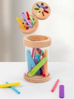 Juego De Colores 2 En 1 Con Copas De Acrílico Transparentes Y Tapa Juguetes Educativos Para Niños De 3-6 Años - details 0