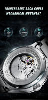 Reloj Automático De Buceo WM Para Hombre Reloj De Pulsera De Acero Inoxidable Resistente Al Agua Con Movimiento Miyota 8215 Reloj De Negocios Welly Merck - details 5