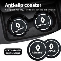 Alfombrilla Antideslizante Para Vaso De Agua En Coche Emblema Interior Para Renault Clio Laguna 2 Megane 2 3 Duster Logan Captur Accesorios - details 0