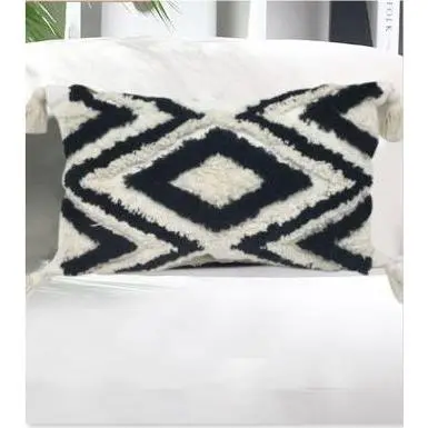 ReinoMansidi SL -Relleno incluido Cojin de Colgante cuadrado de terciopelo de una cara 30x50cm FUNDA Y COJIN INCLUIDO - 1