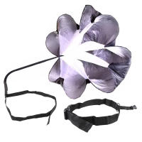 Paraguas De Resistencia Para Entrenamiento De Fútbol 1pc Correa Ajustable De Poliéster Para Entrenamiento De Carreras Y Fuerza Color Negro - details 5
