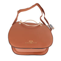 Bolso con ASA A LA Moda para Mujer, Con Correas ajustables, Adornos colgantes de animales bonitos, de cuero de PU Bandolera, Fashion Amarilla profunda W - details 1