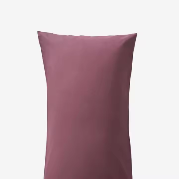 La Mallorquina - Funda de Almohada 100% Algodón - Basic Berenjena - 1