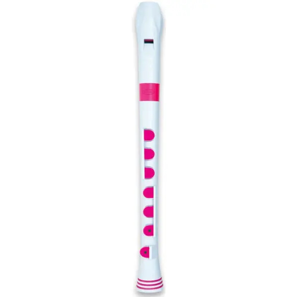Flauta Nuvo Recorder+ Digitación Alemana N-320RDBWPKG Blanca/Rosa - 1