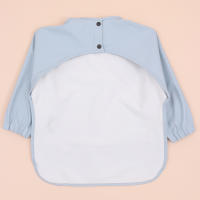 Bib De Comida Para Bebé De Color Sólido Impermeable Y Anti-Suciedad Ropa Suave Para Bebés De Tamaño 0-36 Meses Ropa De Bebé Fashion Unisex - details 4